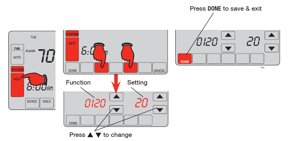 Honeywell TH9421C1004 VisionPro IAQ Programmable Thermostat Installation Manual Honeywell TH9421C1004 VisionPro IAQ Programmable Thermostat Installation Manual-2