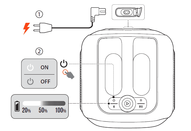 JBL Partybox Encore Essential 100W Sound Speaker -8