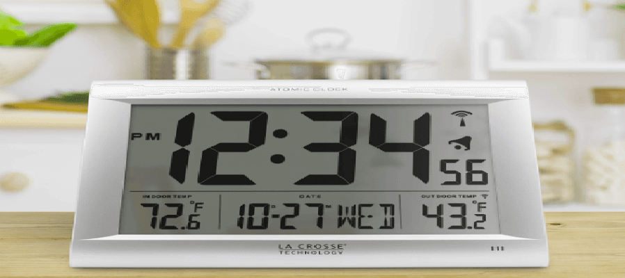 La Crosse Technology 513-1211 Atomic Digital Clock User Manual-feat
