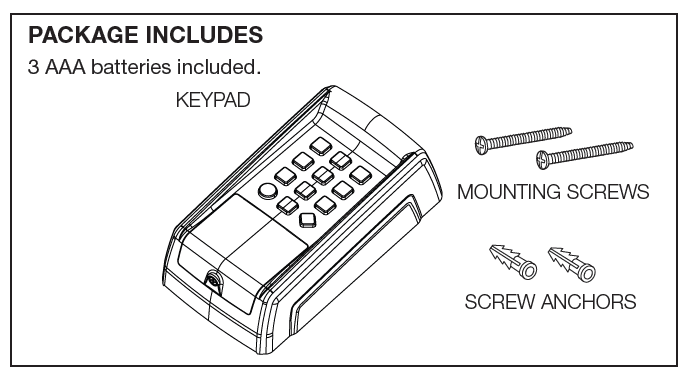 Mighty Mule MMK200 Digital Wireless Keypad 5