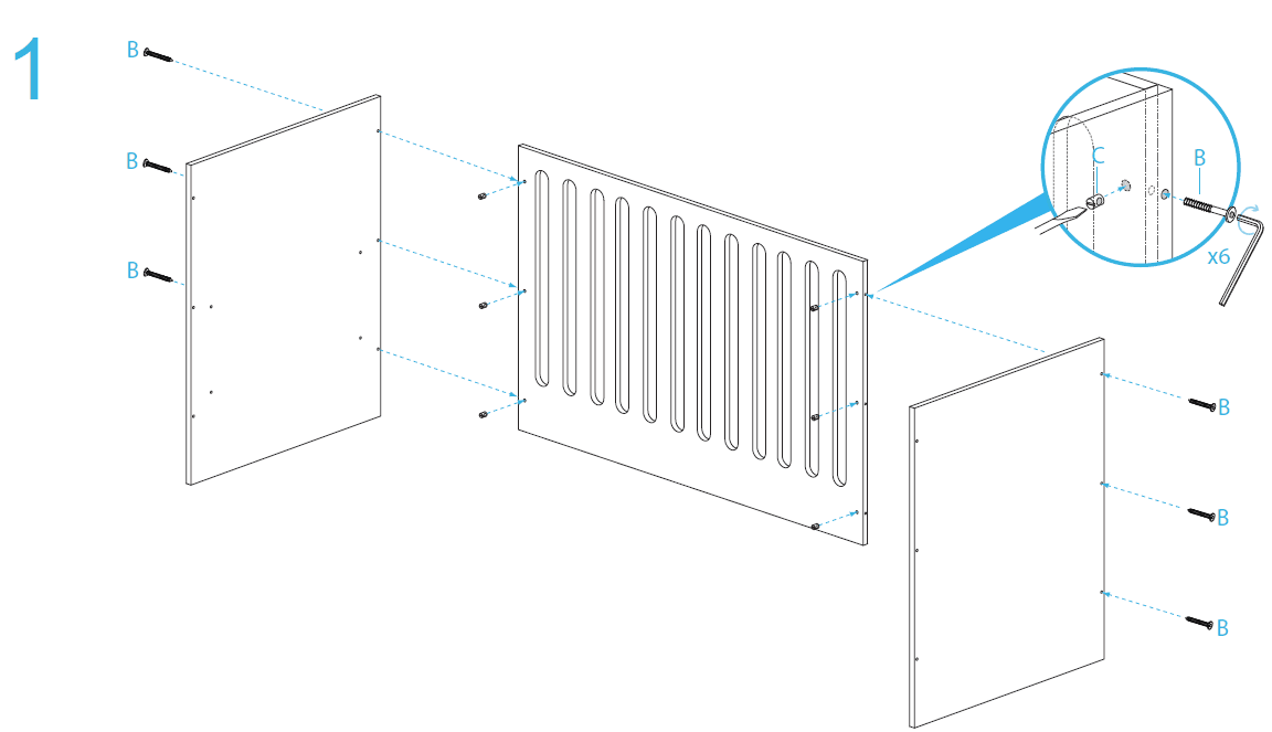 Mocka Amalfi Cot Assembly Instructions-3