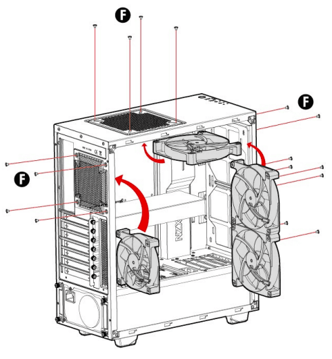 NZXT S340 Matte ATX Mid Tower Case User Manual-22