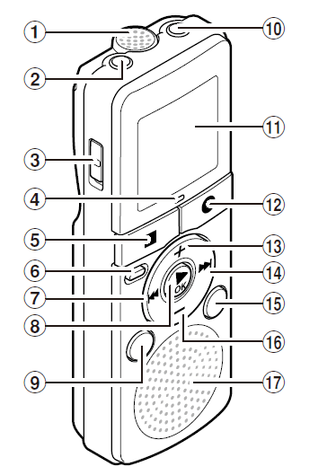 Olympus VN-7200 Digital Voice Recorder User Manual-1