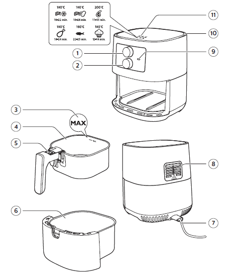 Philips HD920X Air Fryer User Manual-1