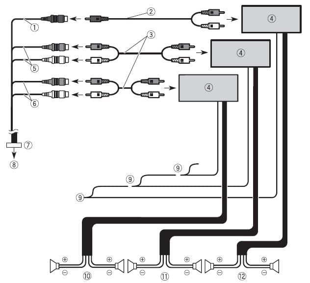 Pioneer DMH-130BT RDS AV Receiver Installation 6