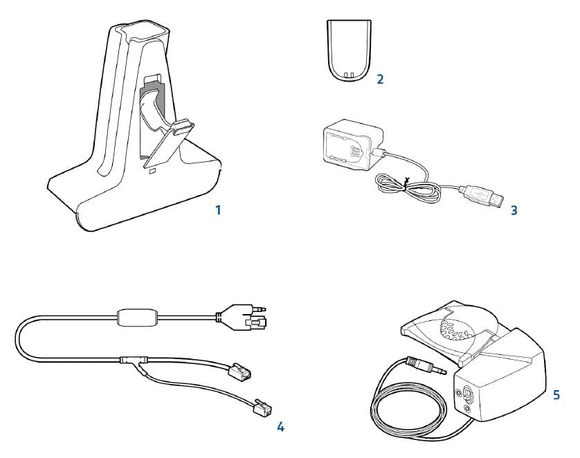 Plantronics Savi WO2 W740 Wireless Headset System 11