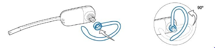 Plantronics Savi WO2 W740 Wireless Headset System 14