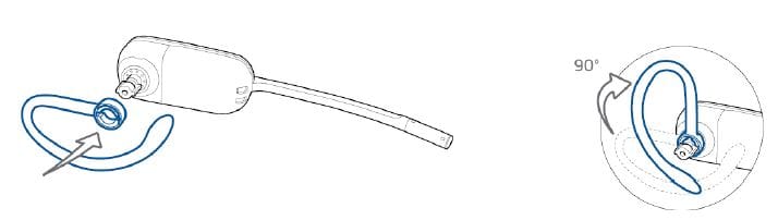 Plantronics Savi WO2 W740 Wireless Headset System 16