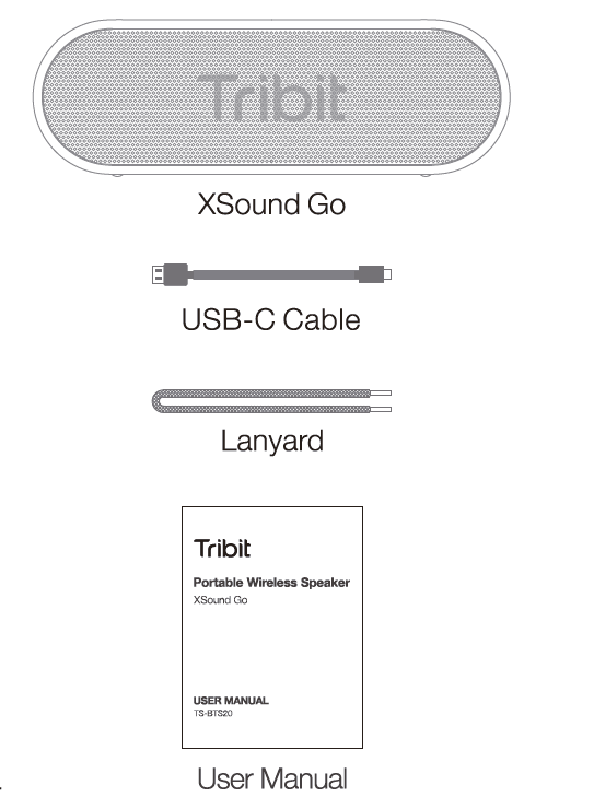 Tribit TS-BTS20 XSound Go Bluetooth Speaker-1