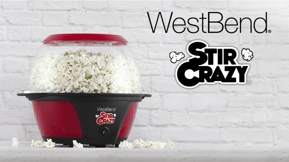 West Bend Stir Crazy Corn Popper Instruction Manual