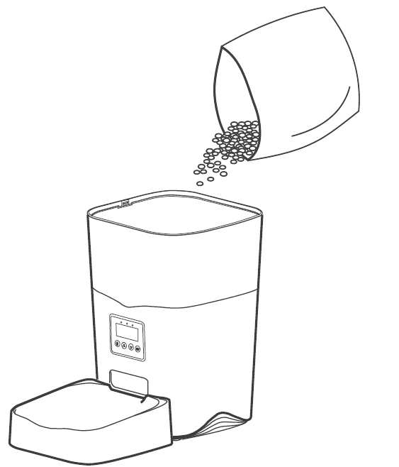 Ymiko YM-AF001 Automatic Pet Feeder 6a