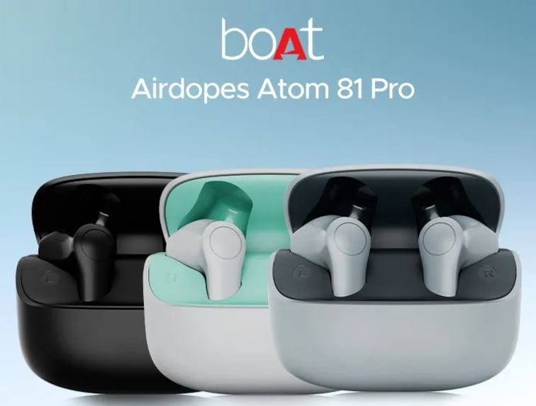 boAt Airdopes Atom 81 TWS Earbuds User Manual