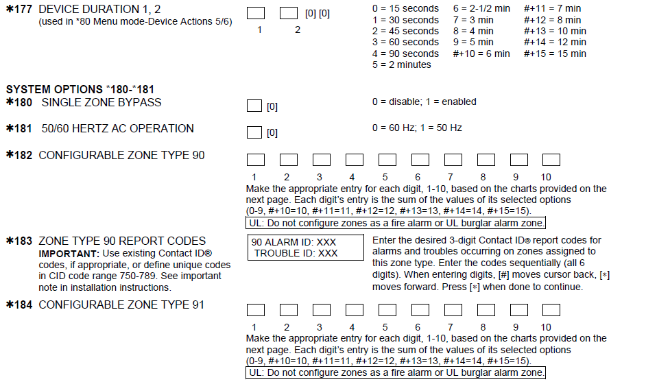 ADT Safewatch Pro 3000 Security Manager Programming Guide-13