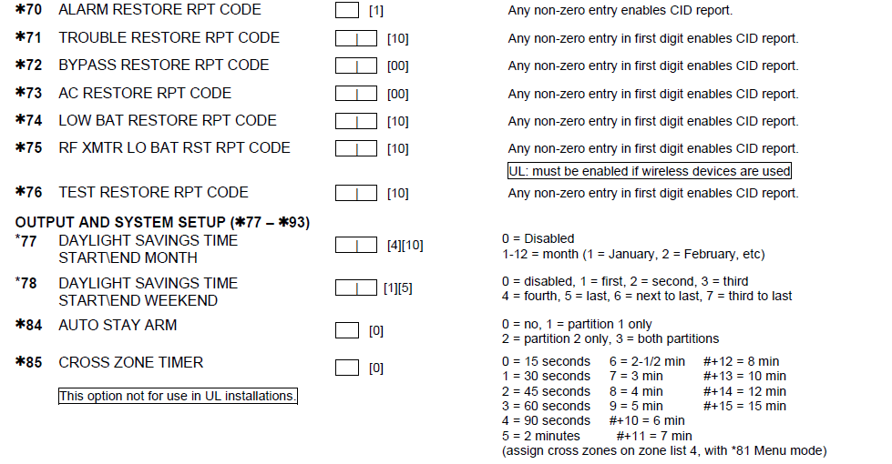 ADT Safewatch Pro 3000 Security Manager Programming Guide-7
