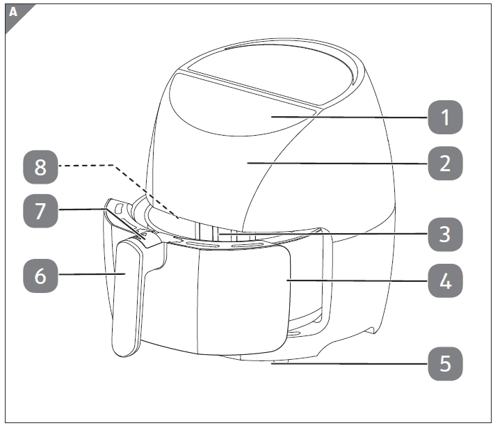 ALDI Ambiano Air Fryer User Manual-1
