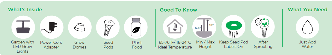 AeroGarden Harvest XL Herbs Seed Pod Kit User Guide-5