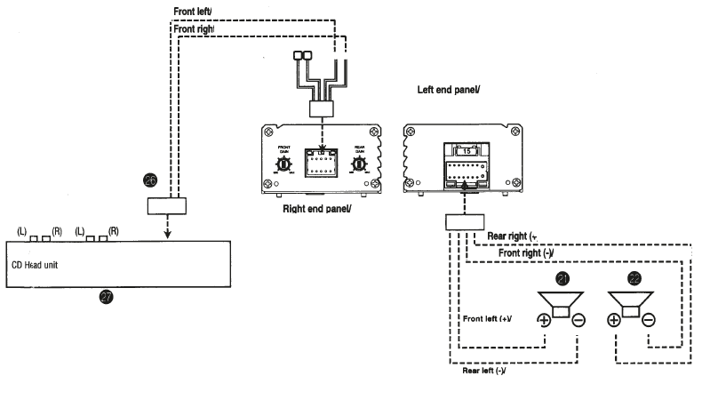 Alpine KTP 445U 4-Channel Power Amplifier 11