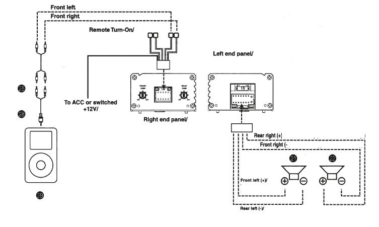 Alpine KTP 445U 4-Channel Power Amplifier 13