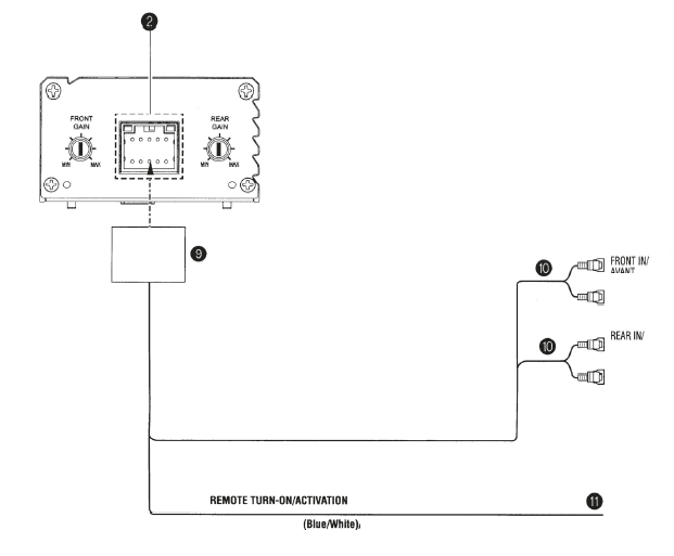 Alpine KTP 445U 4-Channel Power Amplifier 4