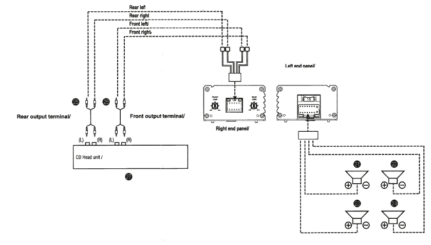 Alpine KTP 445U 4-Channel Power Amplifier Manual Alpine KTP 445U 4-Channel Power Amplifier 8
