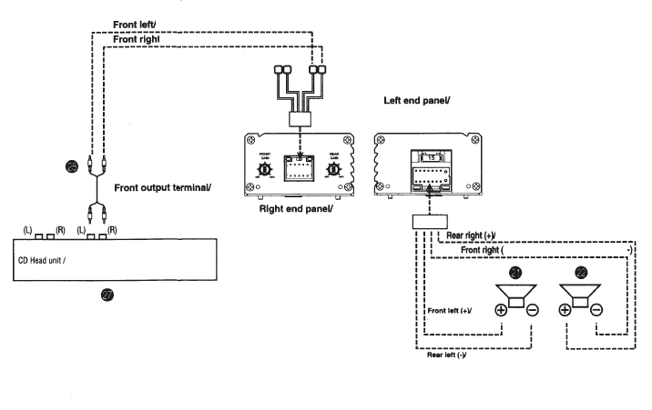 Alpine KTP 445U 4-Channel Power Amplifier 9