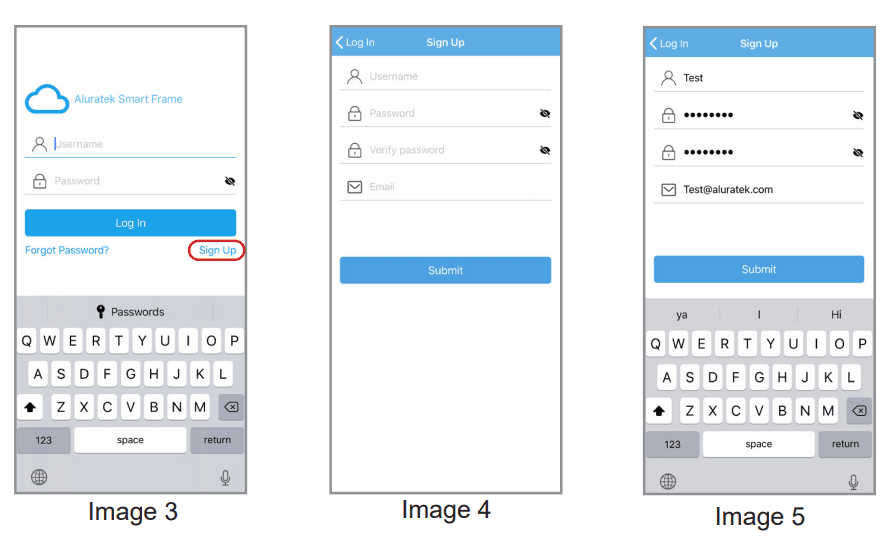 Aluratek Digital Touchscreen Photo Frames 12