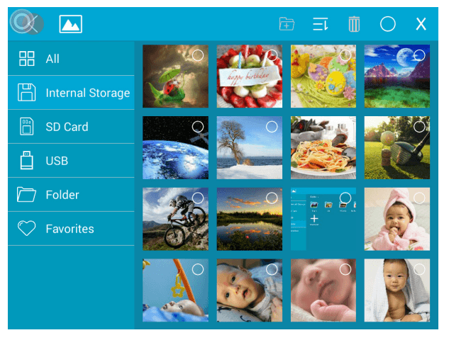 Aluratek Digital Touchscreen Photo Frames 16