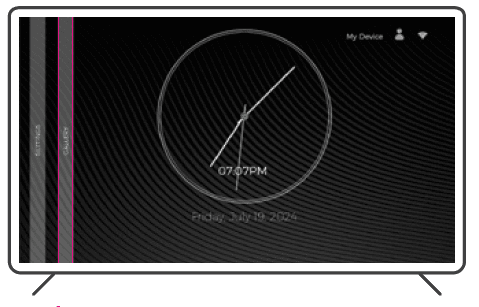 Aluratek PicStick Wireless HDTV Photo Video Viewer 24