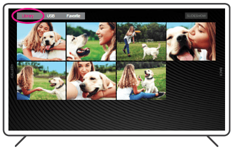 Aluratek PicStick Wireless HDTV Photo Video Viewer 25