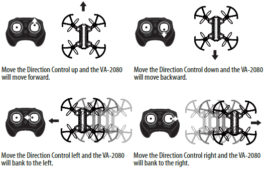 Amax VA-2080 Ultra Compact Folding Micro Drone Manual-12