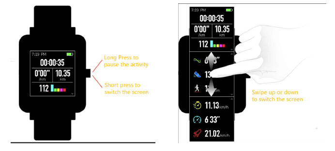 Amazfit Bip Smart Watch for Android Apple User Manual-9