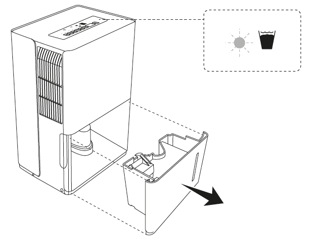 Amazon Basics 50-Pint Dehumidifer with Drain Pump User Manual-4
