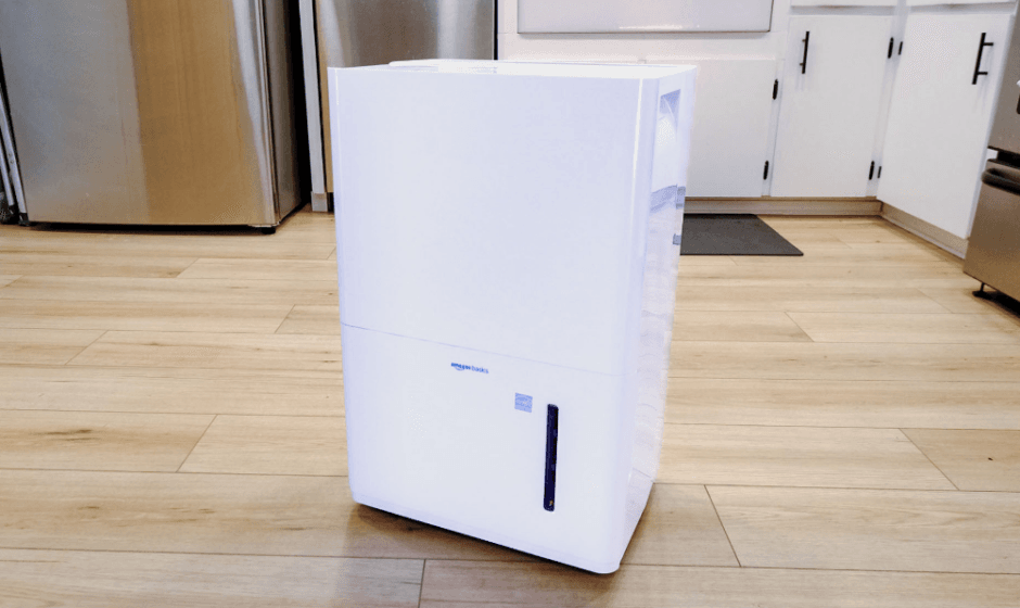 Amazon Basics 50-Pint Dehumidifer with Drain Pump User Manual-feat