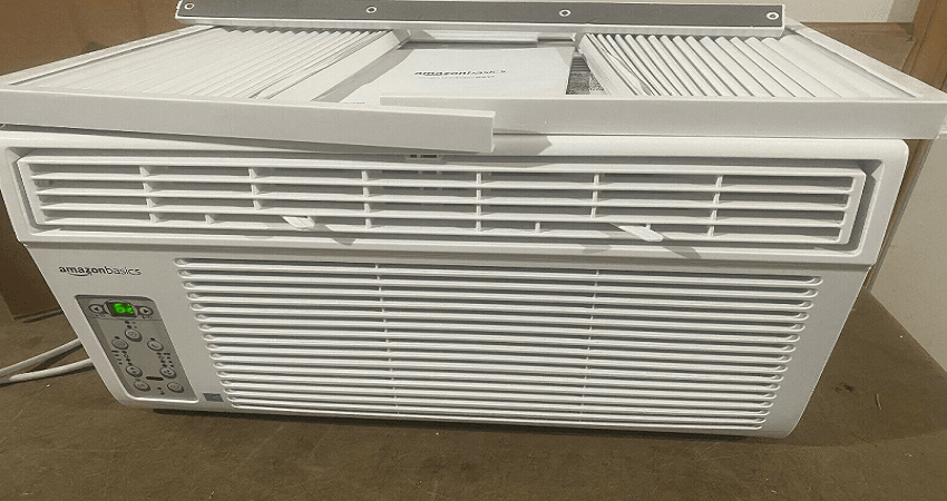 Amazon Basics B07Y2CND3Q Window-Mounted Air Conditioner Manual