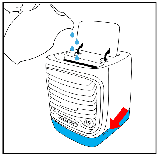 Arctic Air Chill Zone Air Cooler Instructions 5