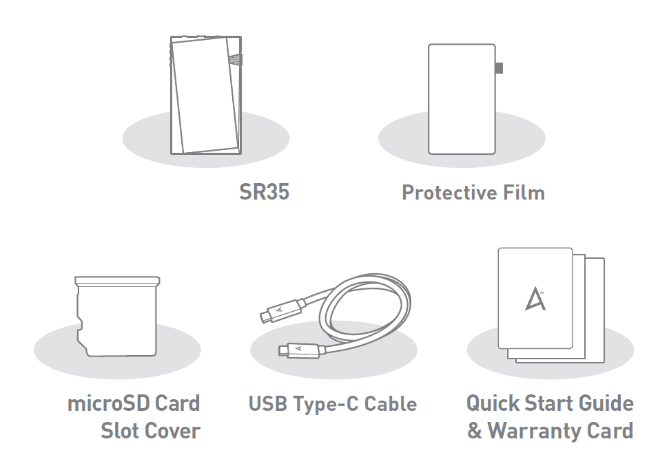 Astell&Kern SR35 High Resolution Digital MP3 Audio Player Manual Astell&Kern SR35 High Resolution Digital MP3 Audio 1