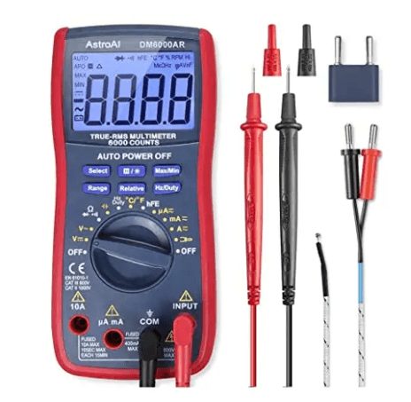 AstroAI True RMS 6000 Count Digital Multimeter User Manual AstroAI True RMS 6000 Count Digital Multimeter PRODUCT IMAGE