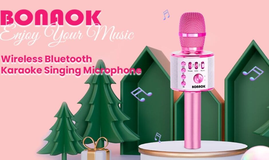 BONAOK 3-in-1 Q37 Wireless Bluetooth Karaoke Microphone FEATURED IMAGE