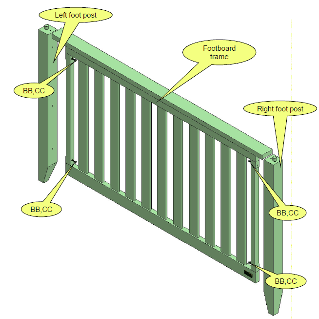 Bassett 5525-0521 Convertible Crib Assembly Instructions-10