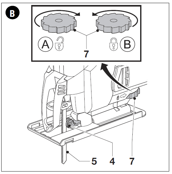 Black and Decker JS500 Variable Speed Jigsaws Instruction Manual Black and Decker JS500 Variable Speed Jigsaws-4