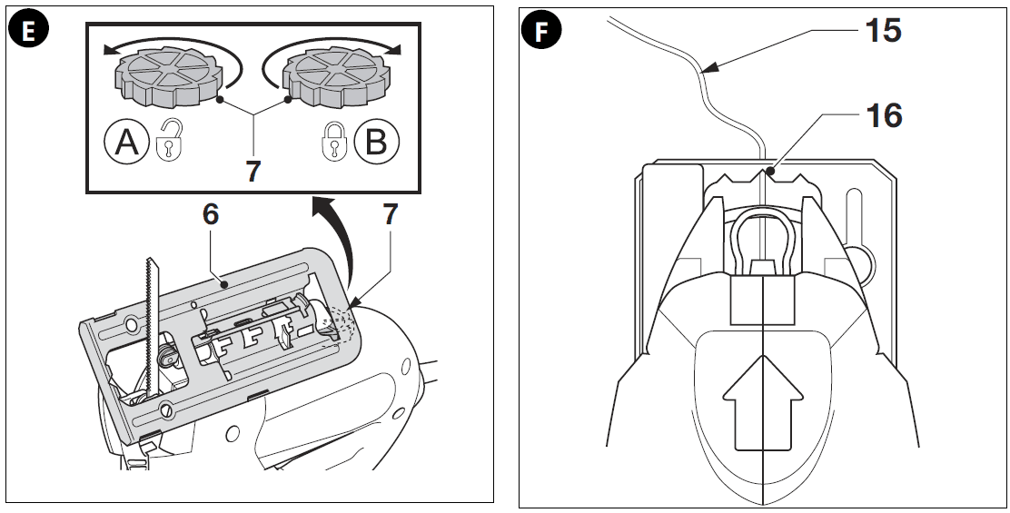 Black and Decker JS500 Variable Speed Jigsaws Instruction Manual Black and Decker JS500 Variable Speed Jigsaws-6