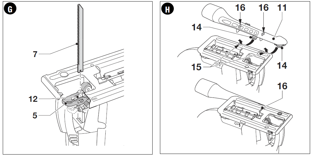 Black and Decker JS500 Variable Speed Jigsaws Instruction Manual Black and Decker JS500 Variable Speed Jigsaws-7