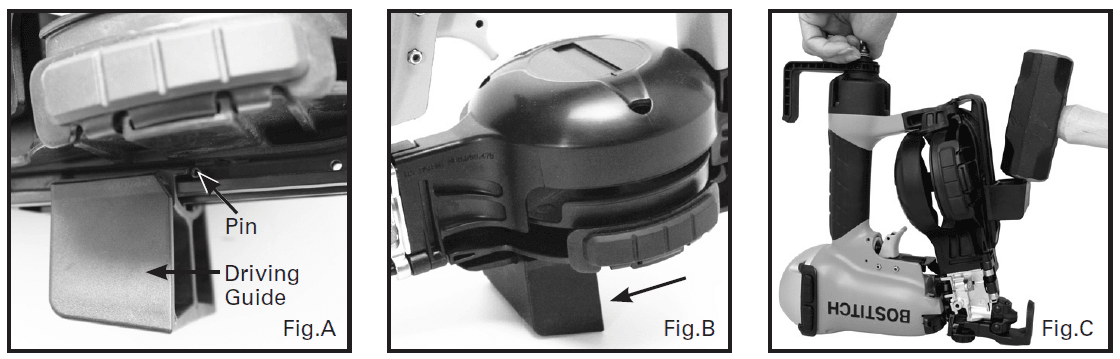 Bostitch SF150C Light Gauge Steel Sheathing Nailer 7