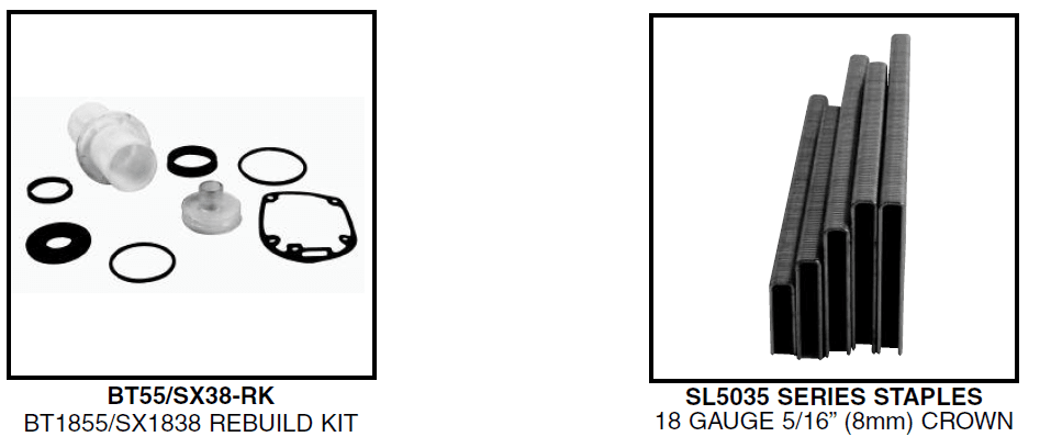 Bostitch SL1838BC Cap Stapler Kit 14