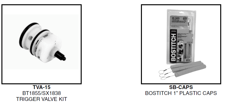Bostitch SL1838BC Cap Stapler Kit 15