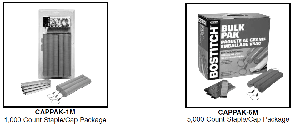 Bostitch SL1838BC Cap Stapler Kit 16