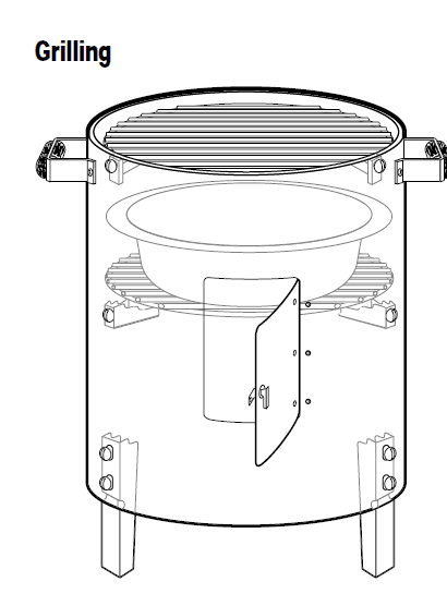 Brinkmann SMOKE N GRILL DS-30 Charcoal Grill User Manual-10