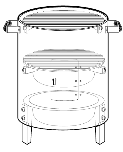 Brinkmann SMOKE N GRILL DS-30 Charcoal Grill User Manual-7