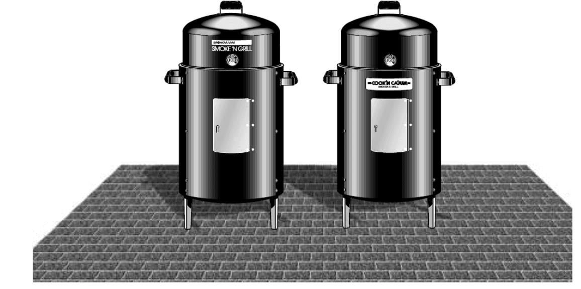 Brinkmann SMOKE N GRILL DS-30 Charcoal Grill User Manual-MAIN