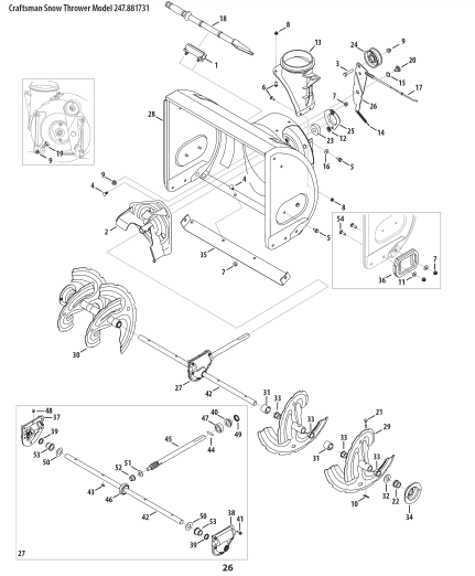 Craftsman 247881731 Snow Thrower Operators Manual Craftsman 247881731 Snow Thrower Operators Manual-26